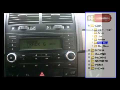 Магнитола delta vw touareg подключить usb