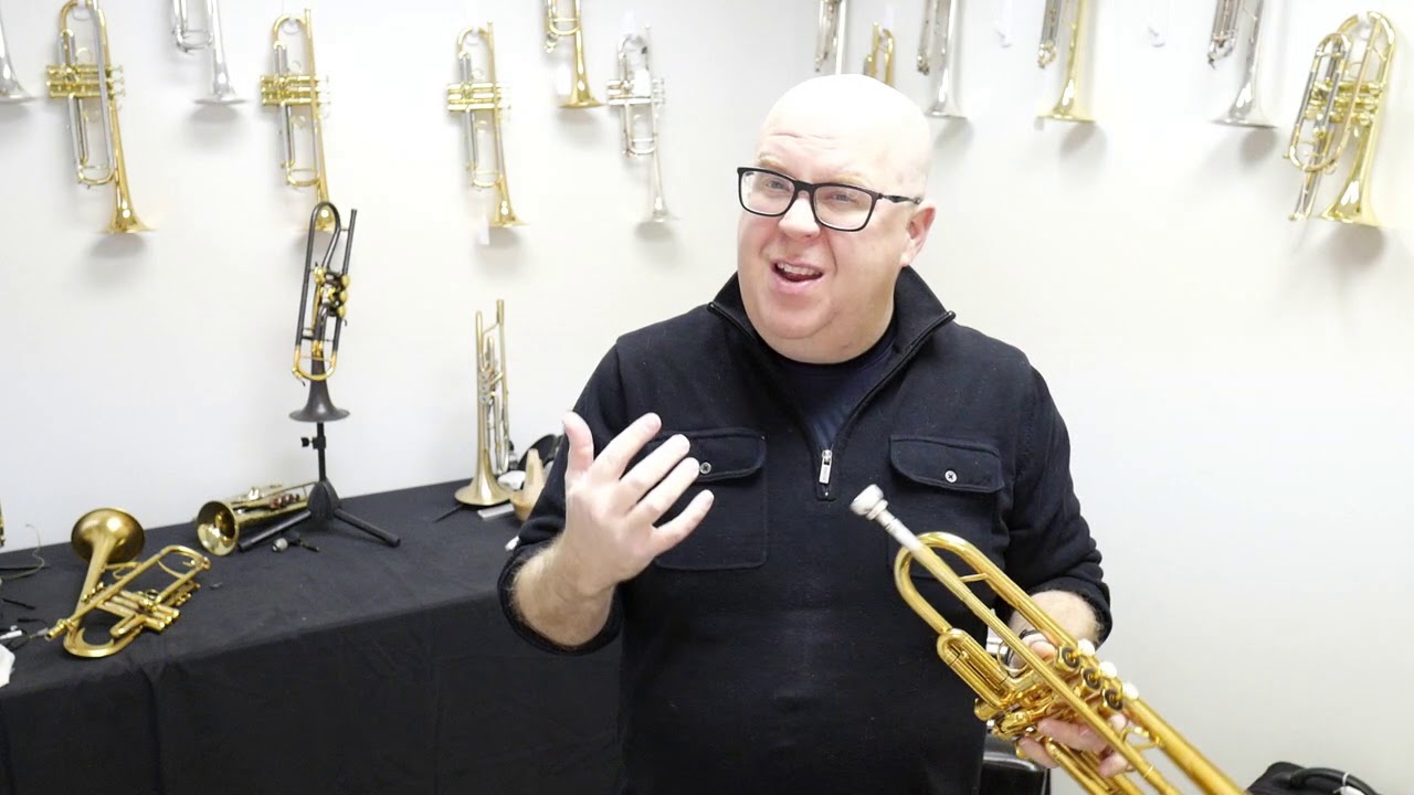 Pre-Owned  Schilke  B7 Trumpet in Gold  Plate for sale at ACB!