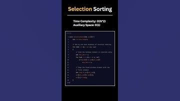 selection sort in Java #coding #programming