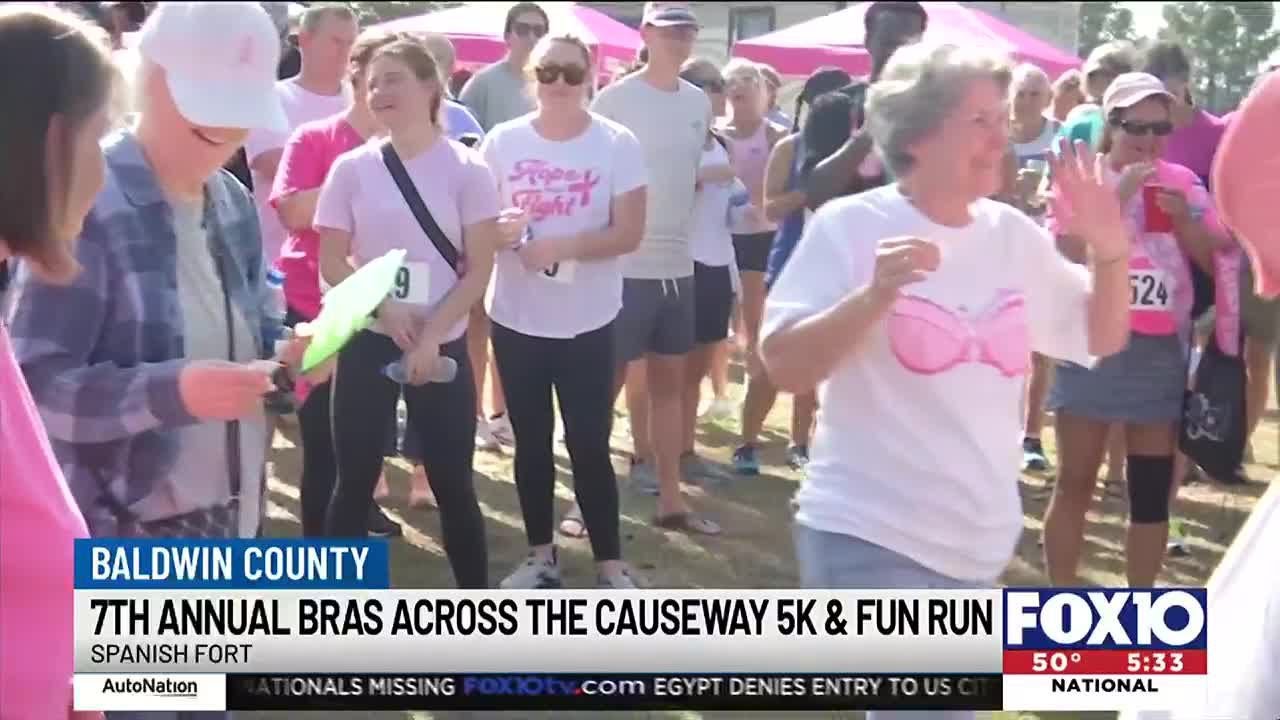 Record crowd attends Bras across the Causeway 5K in Spanish Fort 