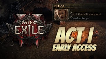 Path Of Exile 2 - Early Access Act 1 First Playthrough