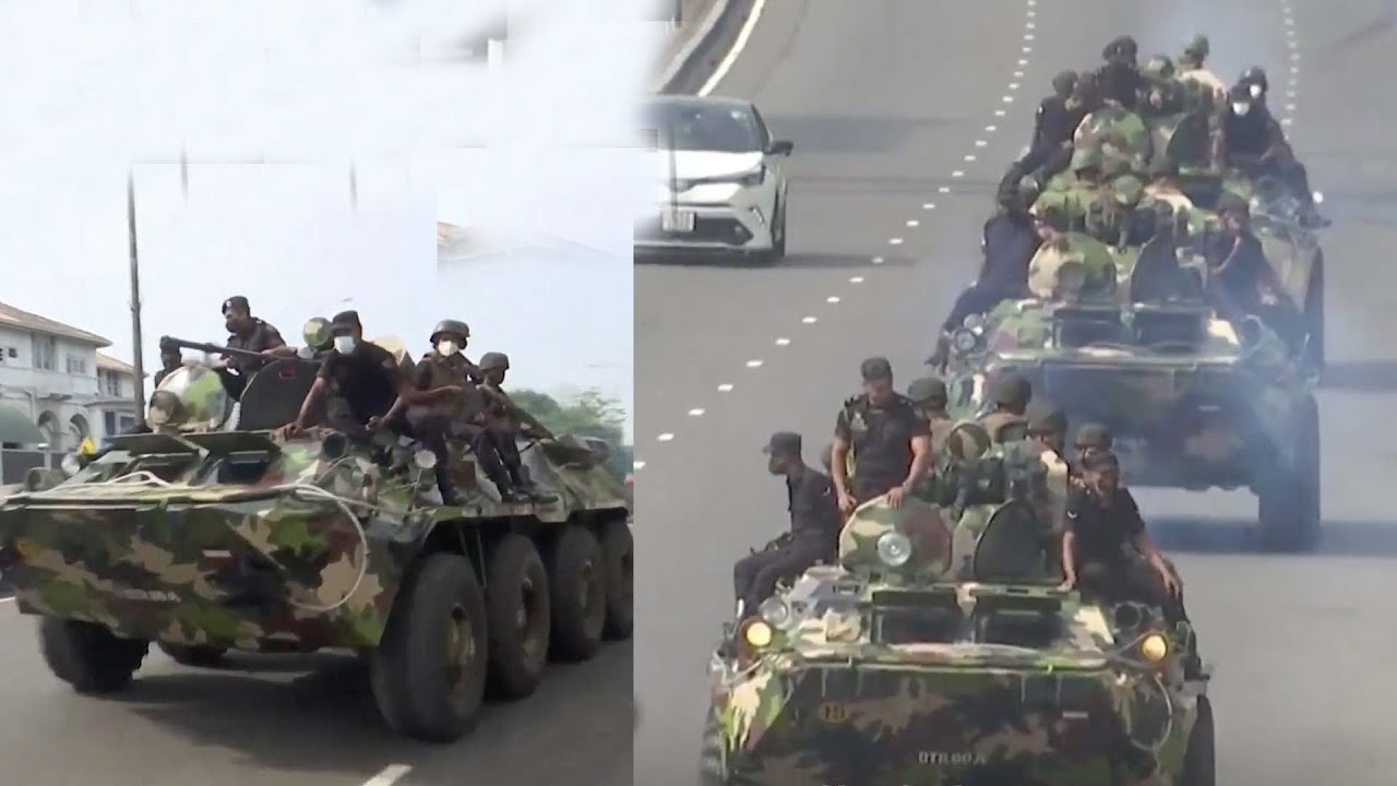 Sri Lanka’s Armed Military Deployed On Streets Amid The Curfew Extension