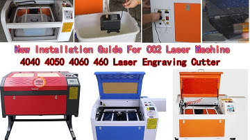New 4040 4050 6040 Laser Engraving Machine Guide Laser Cutter Installation