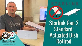 Starlink Discontinues the Gen 2 Standard Actuated Dish  Gen 3 Now Default