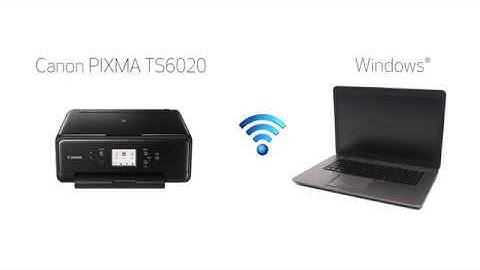 Canon PIXMA TS6020 - Manual Connect Method with a Windows Computer