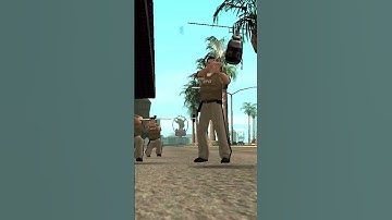 GTA SA Community Cutscene Fixes & Improvements Mod - Law Enforcement