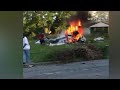Watch: Dramatic video shows boy walk out of deadly plane crash