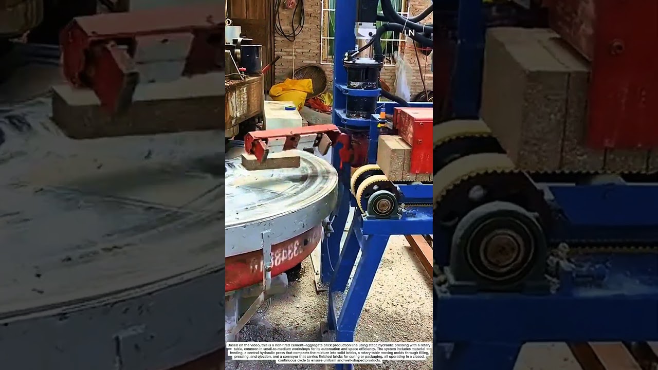 Rotary Brick Press Machine