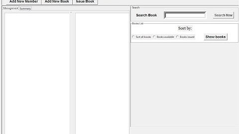 Simple Library Management System GUI using SQLite in Python