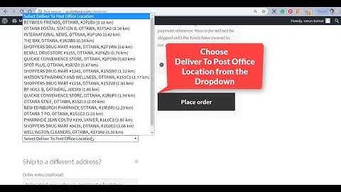 WooCommerce Canada Post Shipping Plugin - Delivery To Canada Post Post-Office at Checkout
