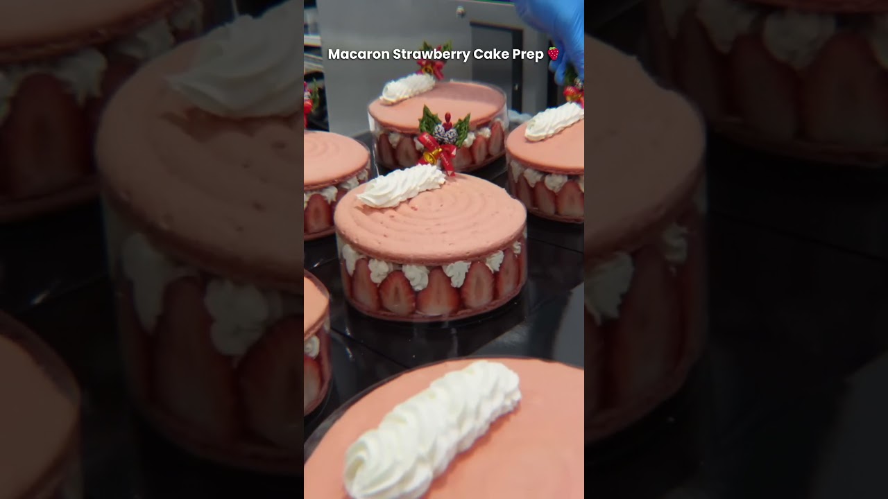 Japan meets French Macaron Strawberry Cake 🍰 | Part 12 | 