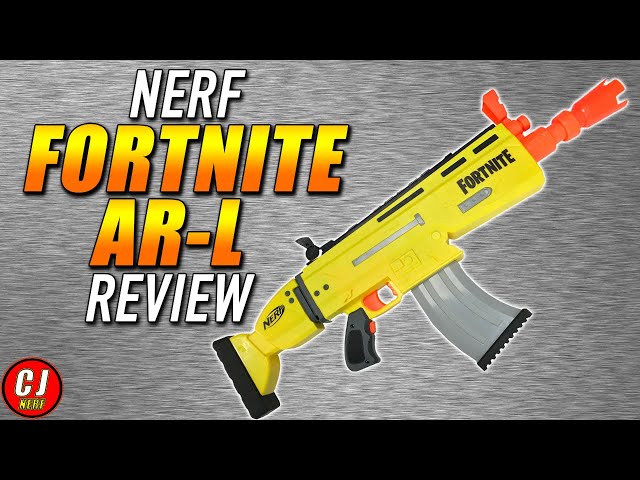  Nerf Fortnite AR-L Motorised Nerf Elite Dart Blaster