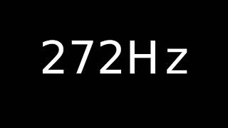 Speaker Sound Test 272Hz
