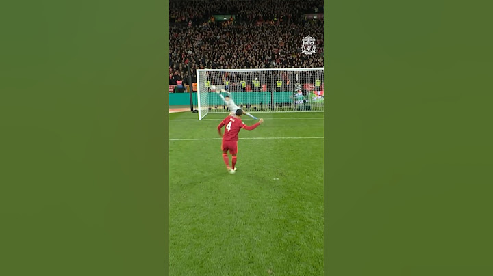 THAT Virgil van Dijk Penalty 🥶