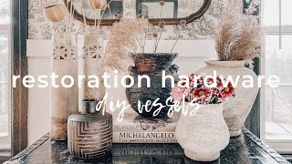 3 ways to texture restoration hardware diy vessel | thrift flip