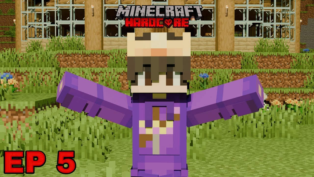 სახლი მოვხოდე შემიფასეთ!! | Minecraft Hardcore EP 5 - YouTube