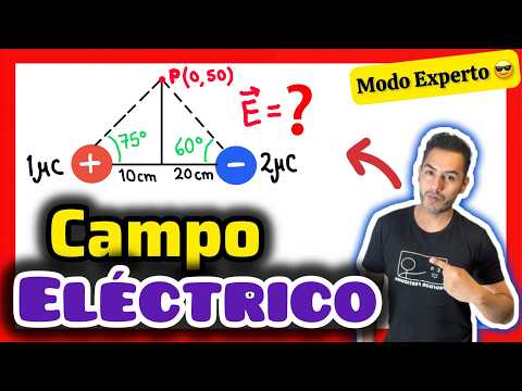 ✅​CAMPO ELÉCTRICO con 2 Cargas [𝙈𝙤𝙙𝙤 𝙀𝙭𝙥𝙚𝙧𝙩𝙤‼️💯​] Física