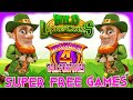 🍀 SUPER FREE GAMES X2 🍀 WILD LEPRE&#39;COINS | WONDER 4 TALL FORTUNES SLOT MACHINE | Slot Traveler