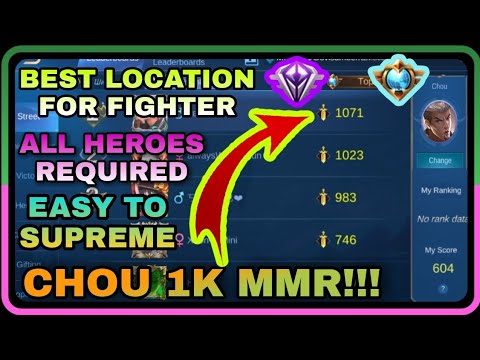 NEW LOCATION FOR FIGHTER | LOW MMR TO ALL HEROES | FAKE GPS | MELONA ML
