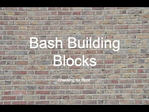 Bash Building Blocks