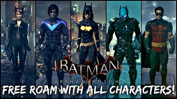 Is Batman Arkham Knight open world?