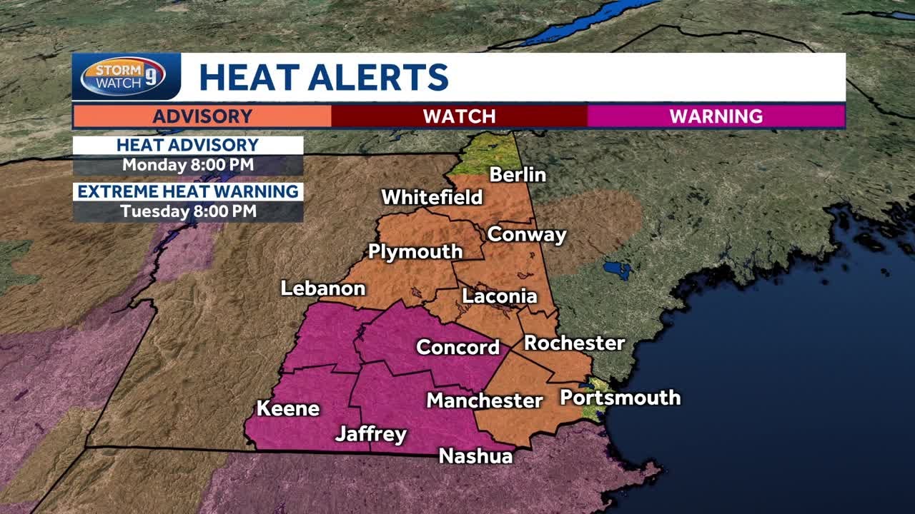 Video: Extreme heat warning in effect with highs in 90s - YouTube