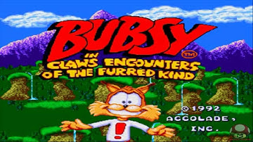 Bubsy (Snes): Intro & auto demo