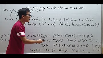 Toán lớp 11 - Phân biệt Biến cố Độc lập và Biến cố Xung khắc
