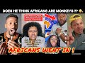 Africans live on trees so we are blessed to be in america  african american man upsts africans