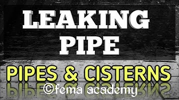 Pipe and Cisterns | Aptitude Shortcuts and Tricks | Pipe & Leak type