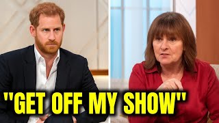 Lorraine Kicks Prince Harry Off Her Show After Heated Argument