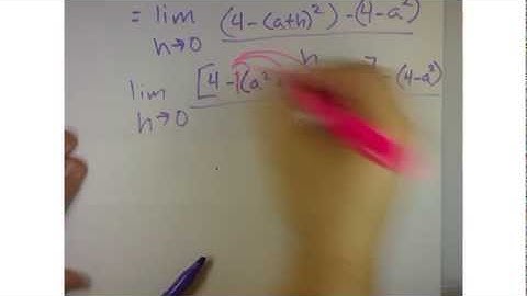 AP Calculus 2.4 Rates of Changes and Tangent Lines ex.  5