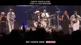 Video thumbnail of "Earth, Wind & Fire and CHIC ft. Nile Rodgers: 2054 The Tour"