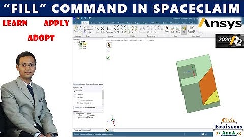 "Fill" command in Spaceclaim Ansys 2020 R2