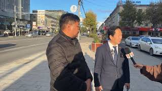 картинка: СБД-ийн 4- хороонд байрлах Улаанбаатар их дэлгүүрийн чулуун явган замын ажлын талаар.