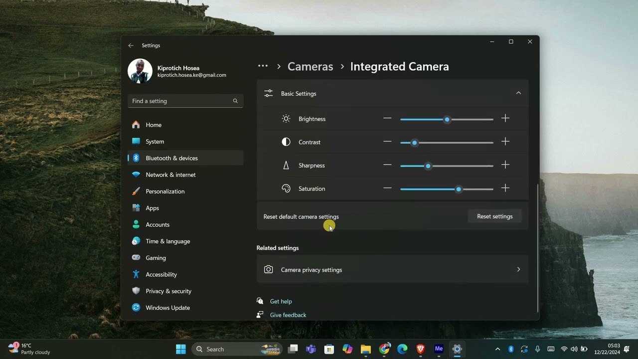 How To Change Camera Settings on Windows 11