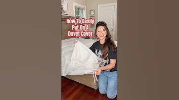 How To Put On A Duvet Cover - Hack #SummerOnShorts #HomeHacks