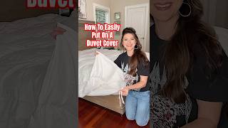 How To Put On A Duvet Cover - Hack #SummerOnShorts #HomeHacks