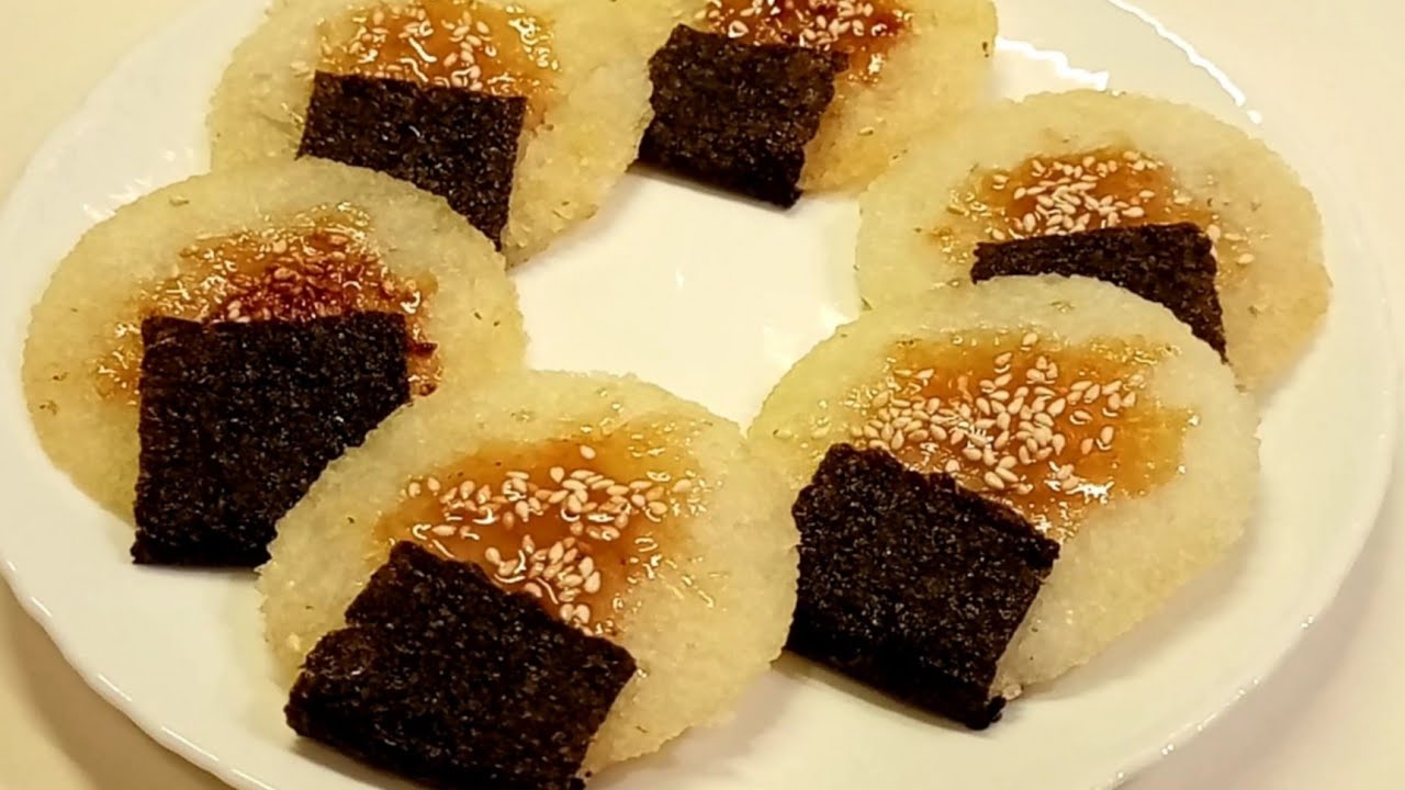 Crispy Rice Cracker // Homemade Japanese Senbie