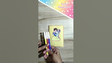 How to make Notebook/Princess Stationery No glue No Tape #shorts #youtubeshorts #diySchoolSupplies