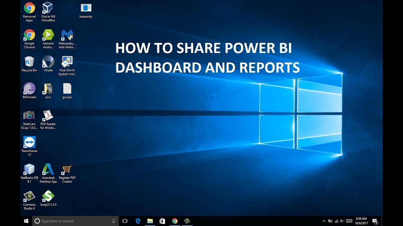 HOW TO SHARE POWER BI REPORTS AND DASHBOARD
