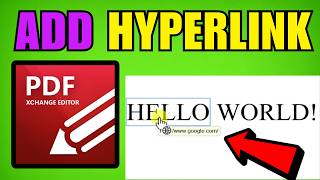 How To Add Hyperlink In PDF XChange Editor (2026) (Beginners Guide)