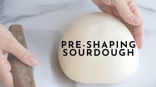 Pre-Shaping (Bench Rest) Sourdough Artisan Bread