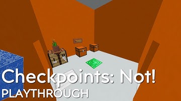 Checkpoints: Not! | Minecraft Puzzle Map Playthrough