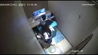 Chinese gamer stays locked in after waitress spills hot water on him
