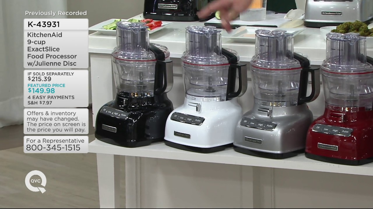 KitchenAid 9-Cup Food Processor Plus Julienne Disc 