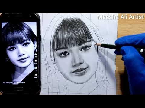 How to Draw BlackPink Lisa step by step | Beautiful Girl Drawing |Lisa