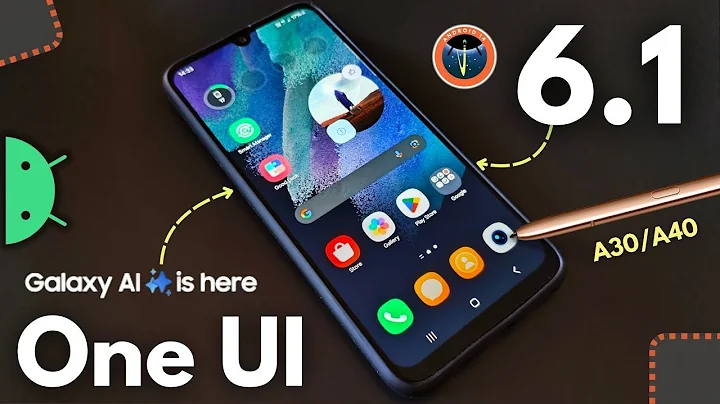 Install One Ui 6.1 Android 14 On Samsung A30 - Galaxy AI Features!