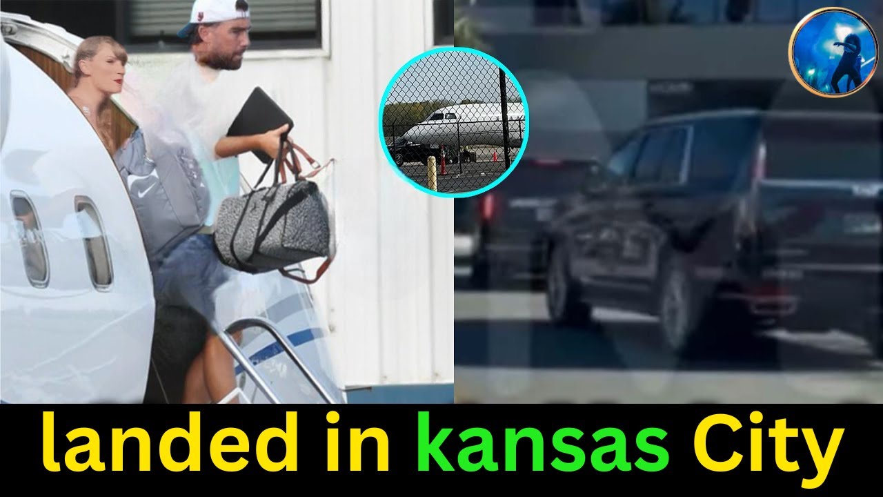 Taylor Swift & Travis Kelce’s Private Jet SPOTTED in Kansas
