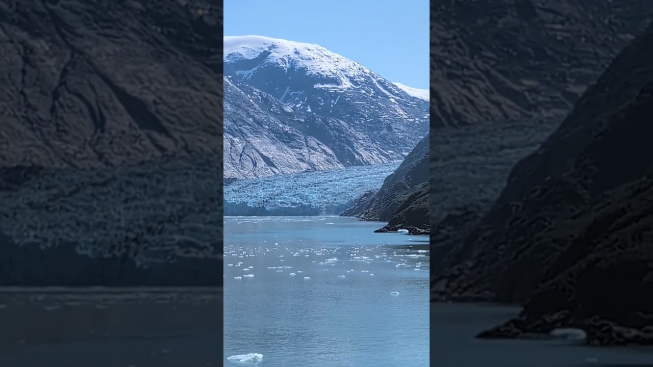 Dawes Glacier #alaska #cruise #princesscruiseship #emerald #glacier #ocean #2026 #princesscruises